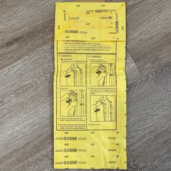 NWOT~Sears Kenmore Upright Vac Cleaner Bags
Micro Filtration NEW “Only” 1 Bag - Picture 4 of 6